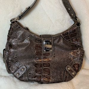 GUESS purse snake print